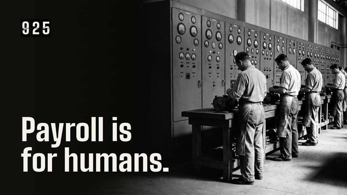 925padfun's tweet photo. the machines can watch the line.

the workers still do the work.

agents can scan, sort, track and report all day. they don’t make the meme, take the risk, hold the bag or show up for the coin.

925 keeps payroll for humans.

automation can run the factory.
it doesn’t get the wage.