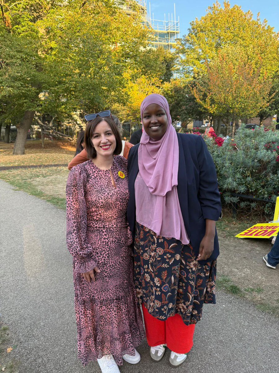 bphillipsonMP's tweet photo. Lovely afternoon on the doorstep in Holborn &amp; St Pancras, with Camden’s own @Sagal_AW – she’s led a such a positive and progressive campaign.

Sagal’s story shows our country at its best. Choose hope, back Sagal and vote Labour on 8 October. https://t.co/NAZK1GqMuF