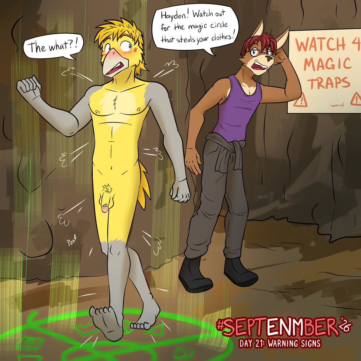 FuzeDudeArt's tweet photo. #septENMber This is why they say don't go exploring in the mines, you never know what you're gonna find there. https://t.co/uZGQTtyp25