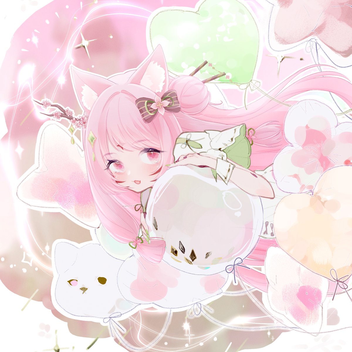 kagurahachi's tweet photo. ༘⋆ want to fly away with me? 

- @/Nyako https://t.co/0tk0VzNpAZ
