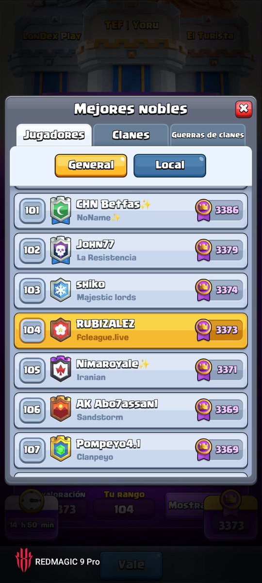 rubizalez's tweet photo. A las 23 CEST estaré en directo jugando el último día de temporada.
Quién se quede más cerca de adivinar en este tweet en qué puesto voy a quedar le agregaré en el juego por Supercell ID.
Allí nos vemos 🔥
https://t.co/cxIZUbTPzi
https://t.co/wzgcjqtj8i https://t.co/zohTT84J6a