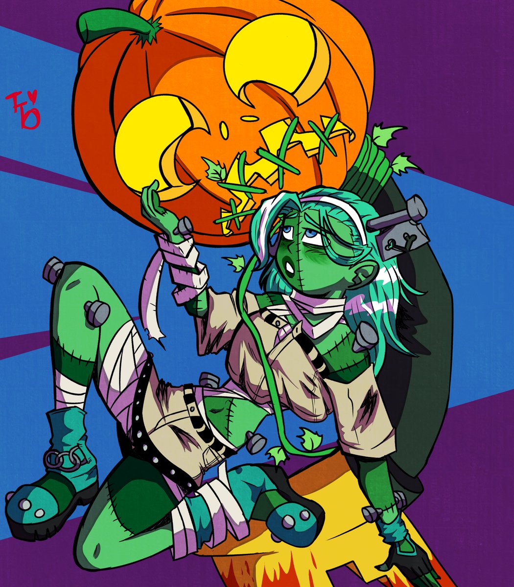 VeryDullBlue's tweet photo. Halloween is upon us!
#GGST_AB #Abacelsus #ABA #guiltygearfanart #GuiltyGearStrive https://t.co/By6mnIn3qk