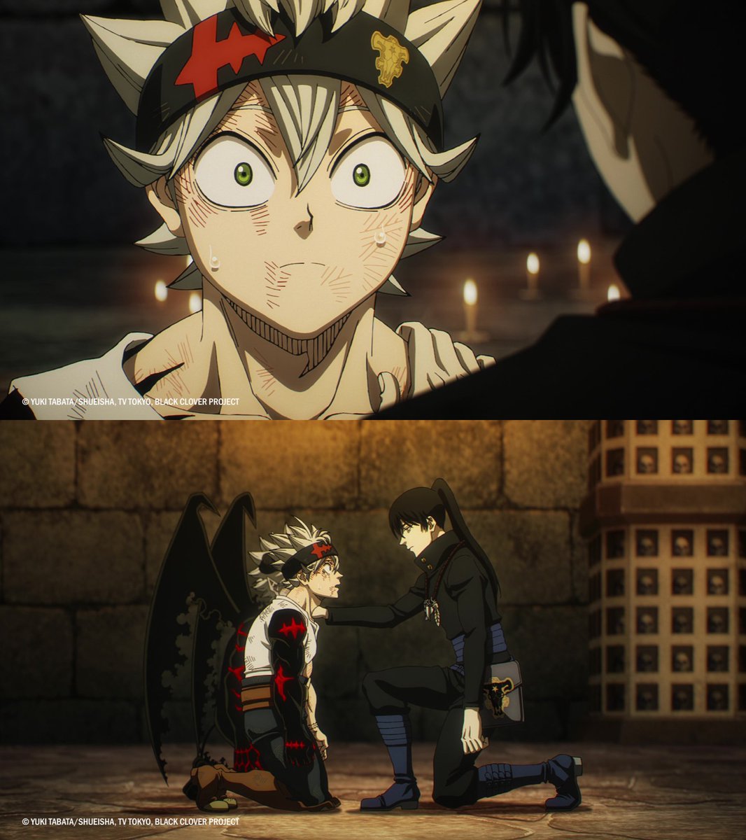 animetv_jp's tweet photo. Don't tell Asta to give up! 🖤🫵

— Watch Black Clover Season 2 on Crunchyroll! https://t.co/qyopXxNe1N