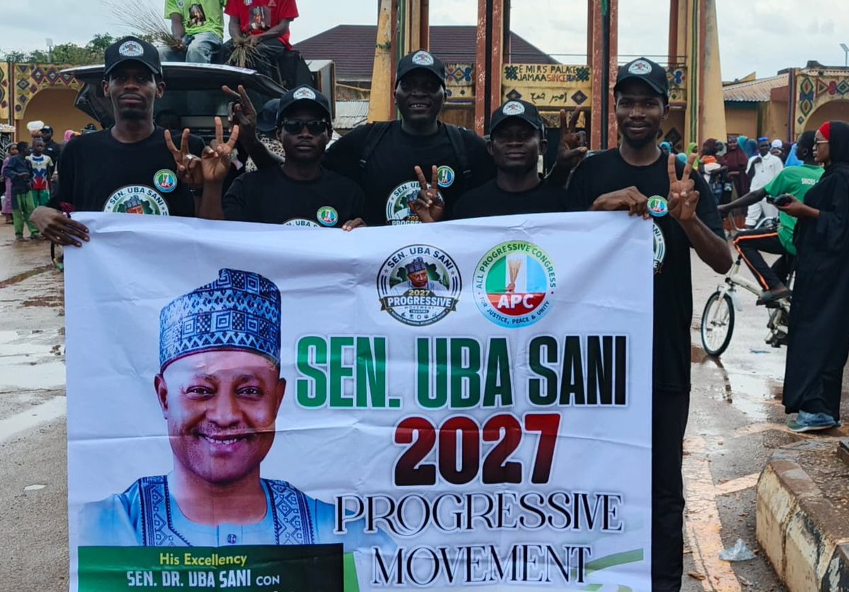Uskaramarh90's tweet photo. SENATOR UBA SANI PROGRESSIVE MOVEMENT (SUSPM)

APC SOLIDARITY WALK IN KAFANCHAN  WARD A &amp; B
SENATOR UBA SANI PROGRESSIVE MOVEMENT

APC SOLIDARITY WALK IN KAFANCHAN  WARD A &amp; B JEMA'A LG KADUNA STATE https://t.co/fz58UjIGZz