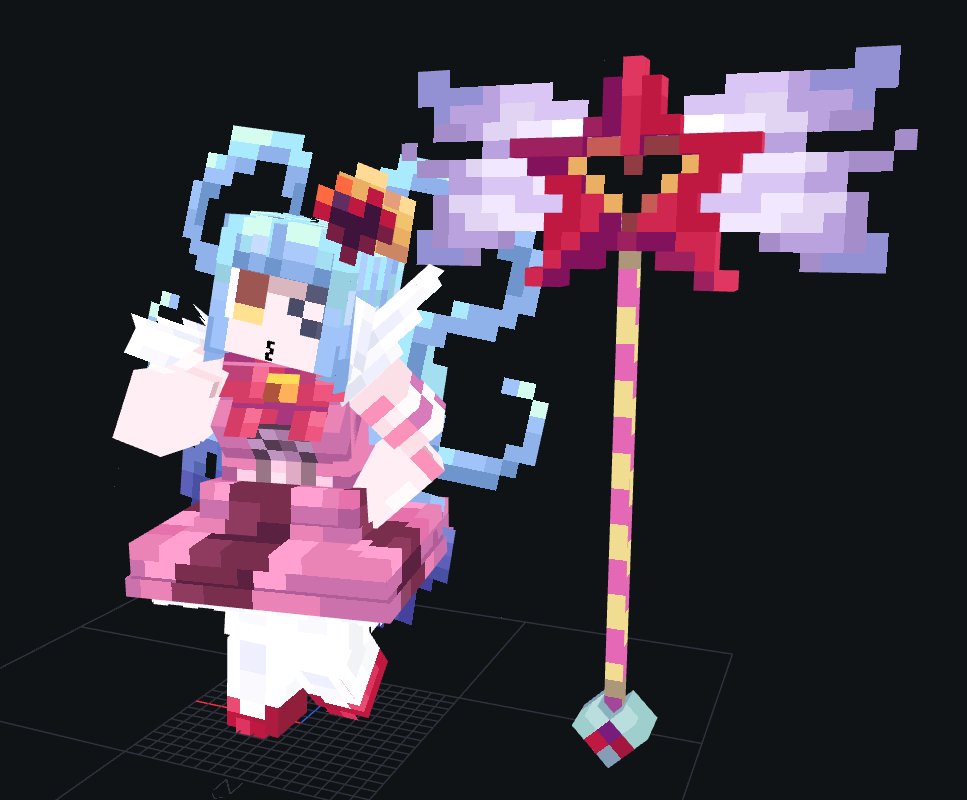 kuper562's tweet photo. Minecraft Queen of Hatred model!

#lobotomycorporation #minecraft https://t.co/WLKg9wYiIp