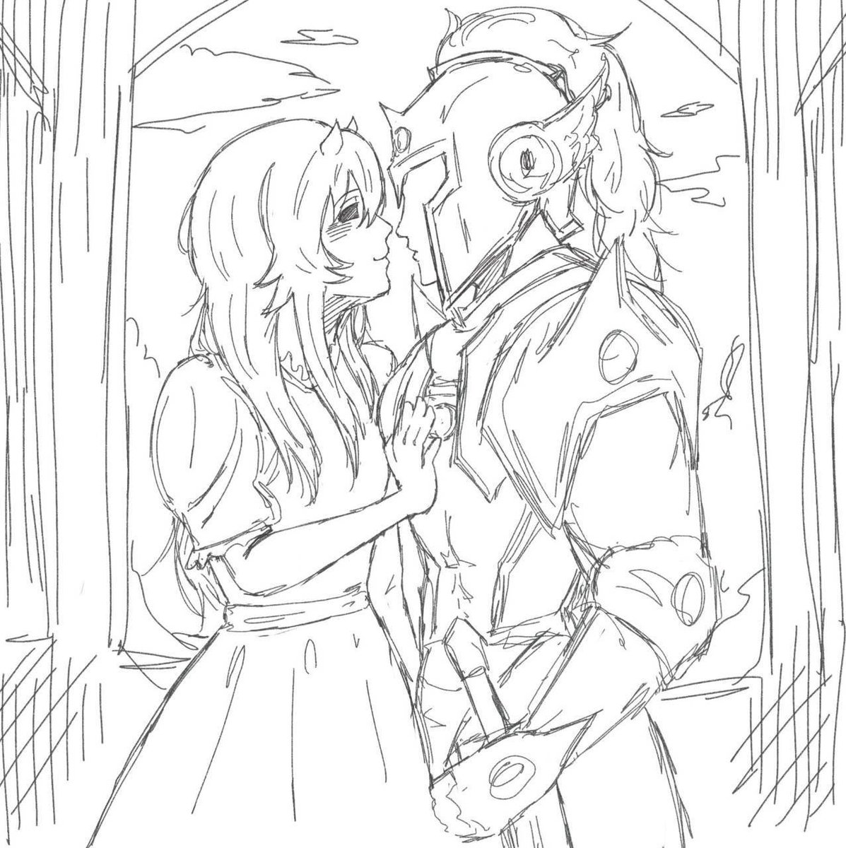 shishi_noot's tweet photo. princess & knight #ajgrox #ajthebold #grox #groxmc #froggydude https://t.co/2VOTs7O3GQ
