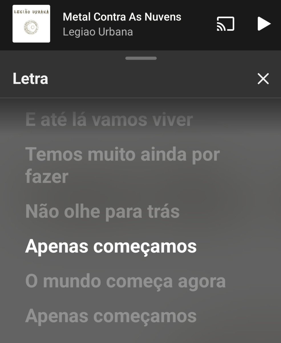 dorancst's tweet photo. Minha música pra hoje https://t.co/tjpHDCVTnw
