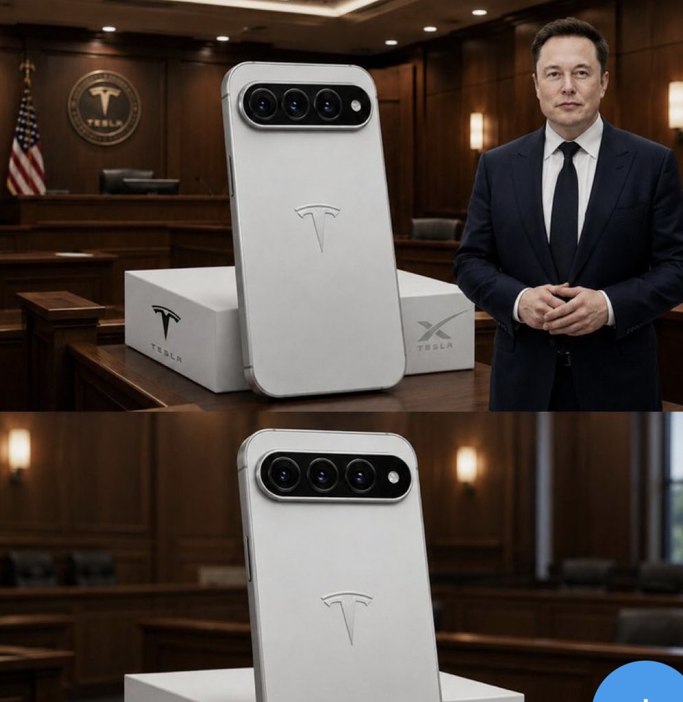 MuskBrief2's tweet photo. I want to gift this new Tesla phone to 50 people.
Do you want to receive a gift?
Yes
No thanks https://t.co/PUUYbfYavK