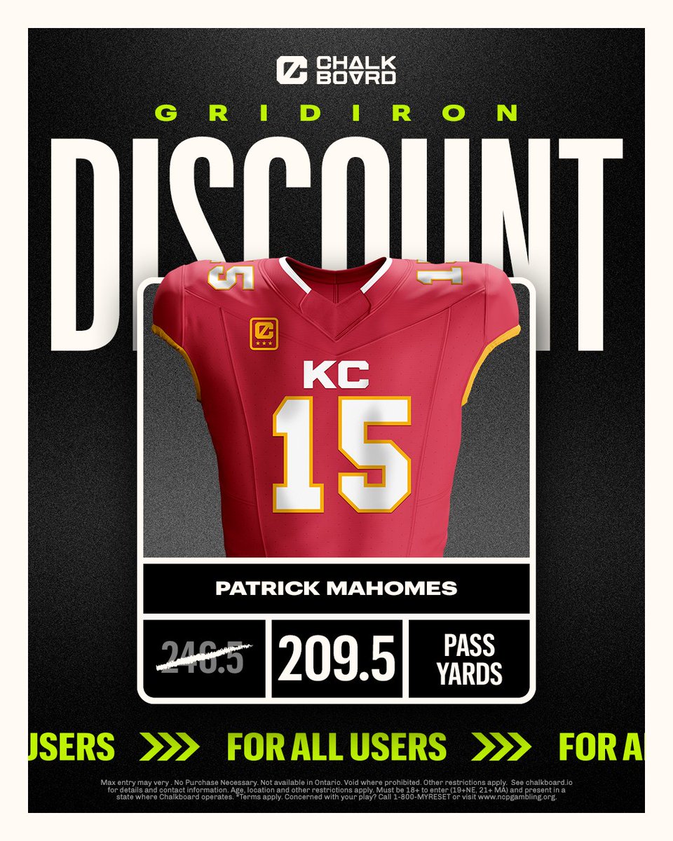 ChalkboardHQ's tweet photo. GOAT DISCOUNT DROP  🫳

                                                      🏈 https://t.co/BD6dwl8kM5