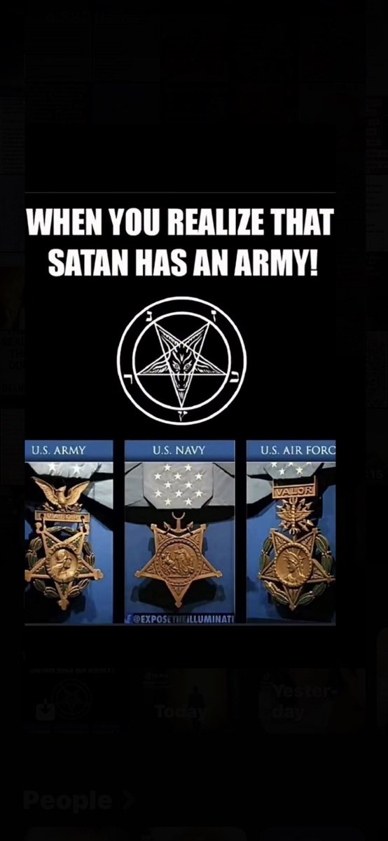 505Cali2's tweet photo. WHEN YOU REALIZE THAT SATAN HAS AN ARMY!

U.S. ARMY
U.S. NAVY
U.S. AIR FORC https://t.co/OIVy6MQxMk