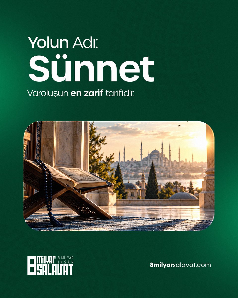 8MilyarSalavat's tweet photo. Sünnet varoluşun en zarif tarifidir 🌱

#8MilyarSalavat 

https://t.co/nsbgazB9Tv https://t.co/hWxOkOEHdw