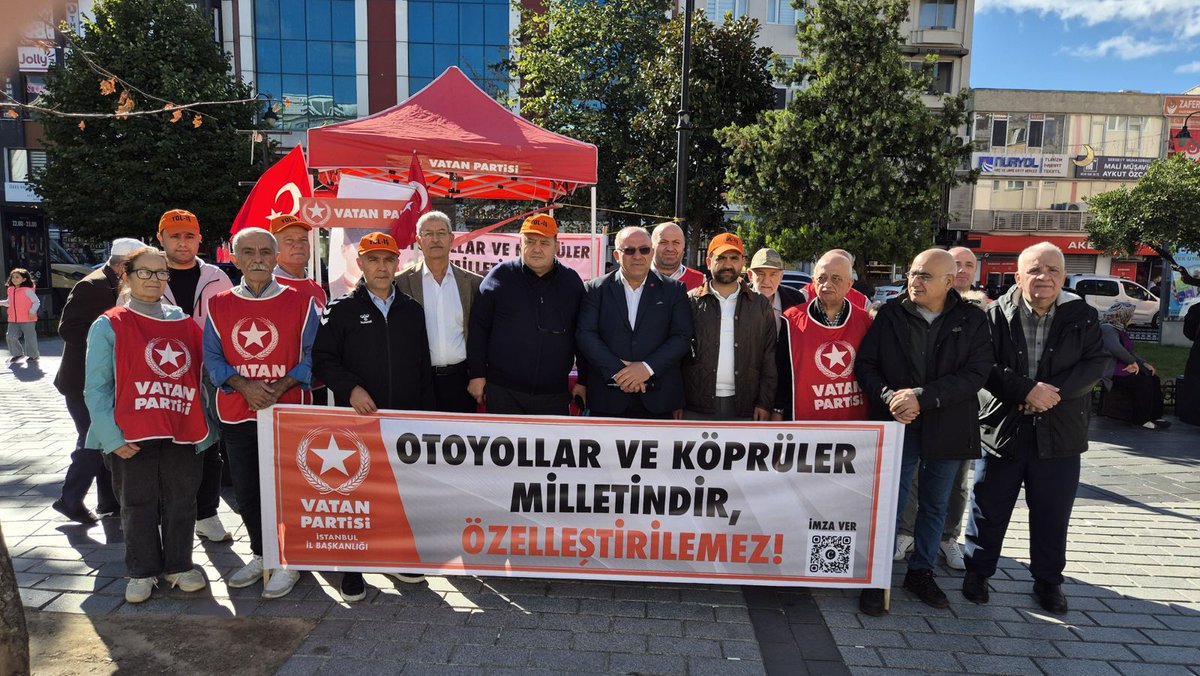 iokanozkan's tweet photo. Otoyollar ve köprüler milletindir, özelleştirilemez!

Bugün İstanbul'un dört merkezinde; Ümraniye'de, Gaziosmanpaşa'da, Esenyurt'ta ve Kartal'da AK Parti Hükümeti'nin özelleştirme girişimine karşı imza masalarımızı açtık.

Tüm İstanbulluları imza seferberliğine çağırıyoruz! https://t.co/f6fLu2r8w6