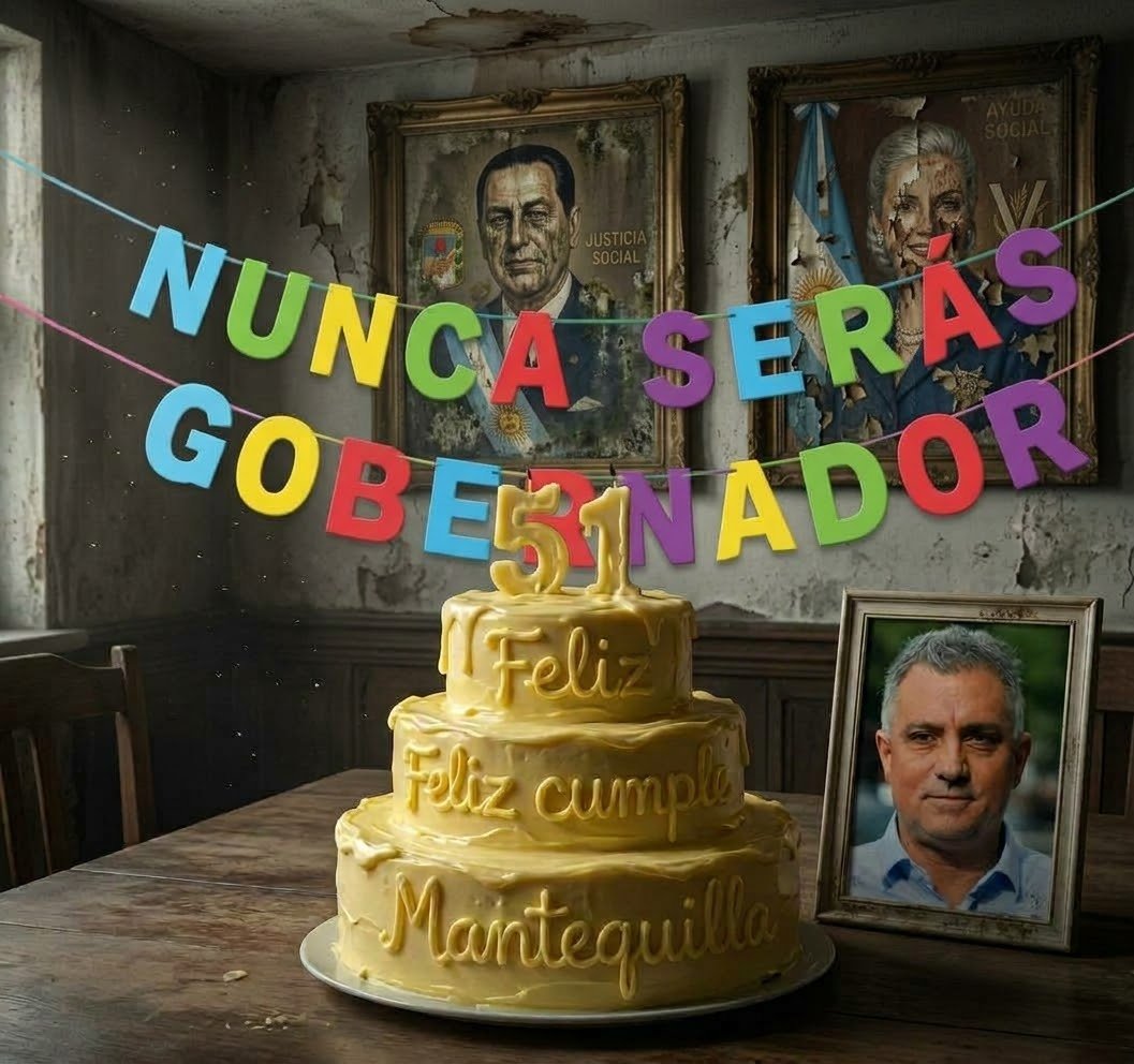 TraductorTeAma's tweet photo. 🎂🥳🧈 SIGUEN LAS BUENAS NOTICIAS| Sebastián Mantequilla Pareja deslizó una resbaladilla al costado en sus delirantes sueños de ser gobernador de Provincia de Buenos Aires.
Le deja el camino libre a Diego Santilli.

No sé por qué habrá sucedido esto.
Un sujeto que no puede gobernar sus impulsos menos puede gobernar la provincia más grande del país.
Chau manteca!!! Feliz cumple.
