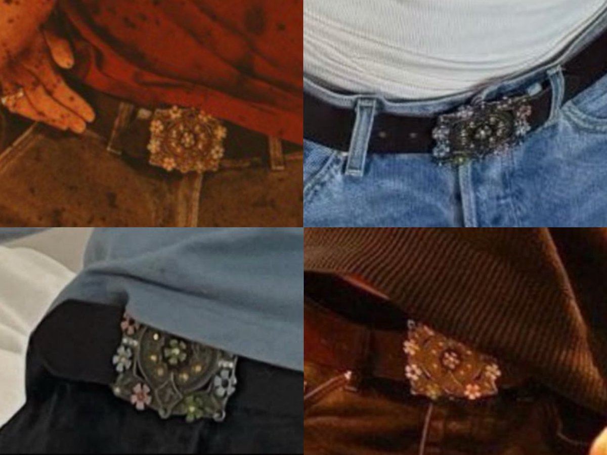 wendrryyyy's tweet photo. so endeared by him and his flower belt https://t.co/U0EOxx8Av5
