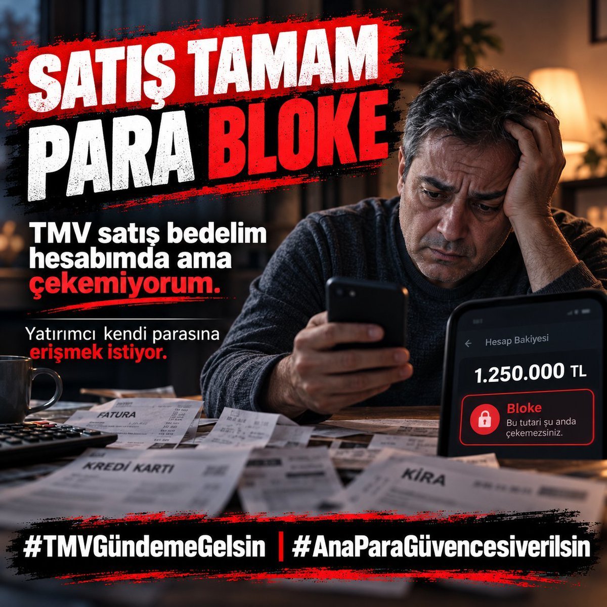 EmsGersYeah's tweet photo. @hukukcudoktor @spkgovtr @spkgovtr @Takasbank @memetsimsek Hiçbir resmi açıklama yok.Blokaj kararına dayanaklık eden kimi bilgiler sadece bloomberg gibi haber kanallarında geçmiştir.SPK nın resmi açıklaması yoktur.Vatandaşa eziyet etmeyin açın blokajı https://t.co/eNFzxb64oP