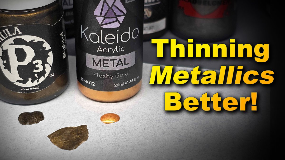 ChrisFrosin's tweet photo. Brilliant question and reminder from my streams this week about thinning metallic paints and something I've been doing for a few years now that's made a huge difference to my TMM! 😀😁

https://t.co/bDDUniITs4

#Patreon #WarhammerCommunity #InfinityTheGame #Gundam https://t.co/h18dlkspwe
