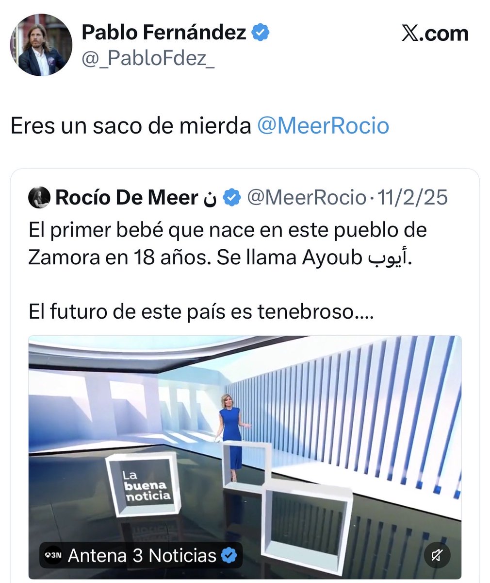 infovlogger36's tweet photo. @_PabloFdez_ ¿Qué dices de insultar, vende pipas? https://t.co/oRtn9q1QrK