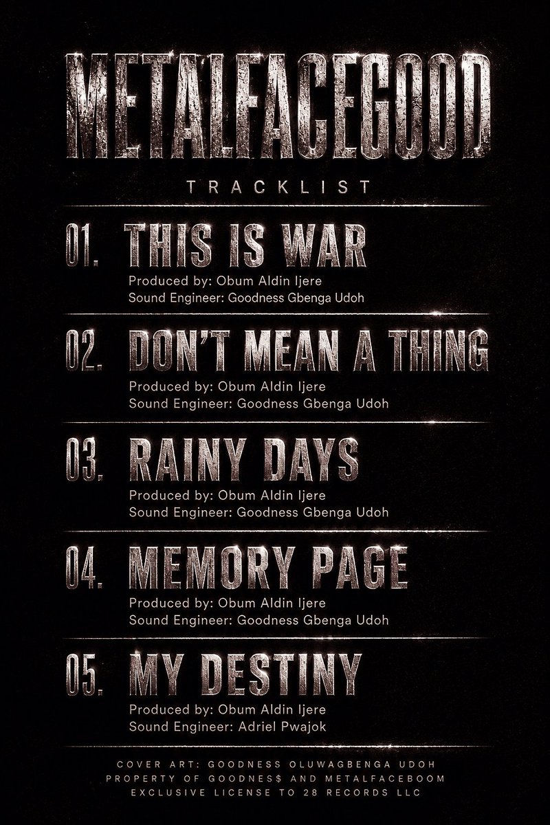 BigOovii's tweet photo. METALFACEGOOD. Ep  
on XOLDOUT FOR #2600 https://t.co/wi58dtcokJ https://t.co/JyXr4WhOAy