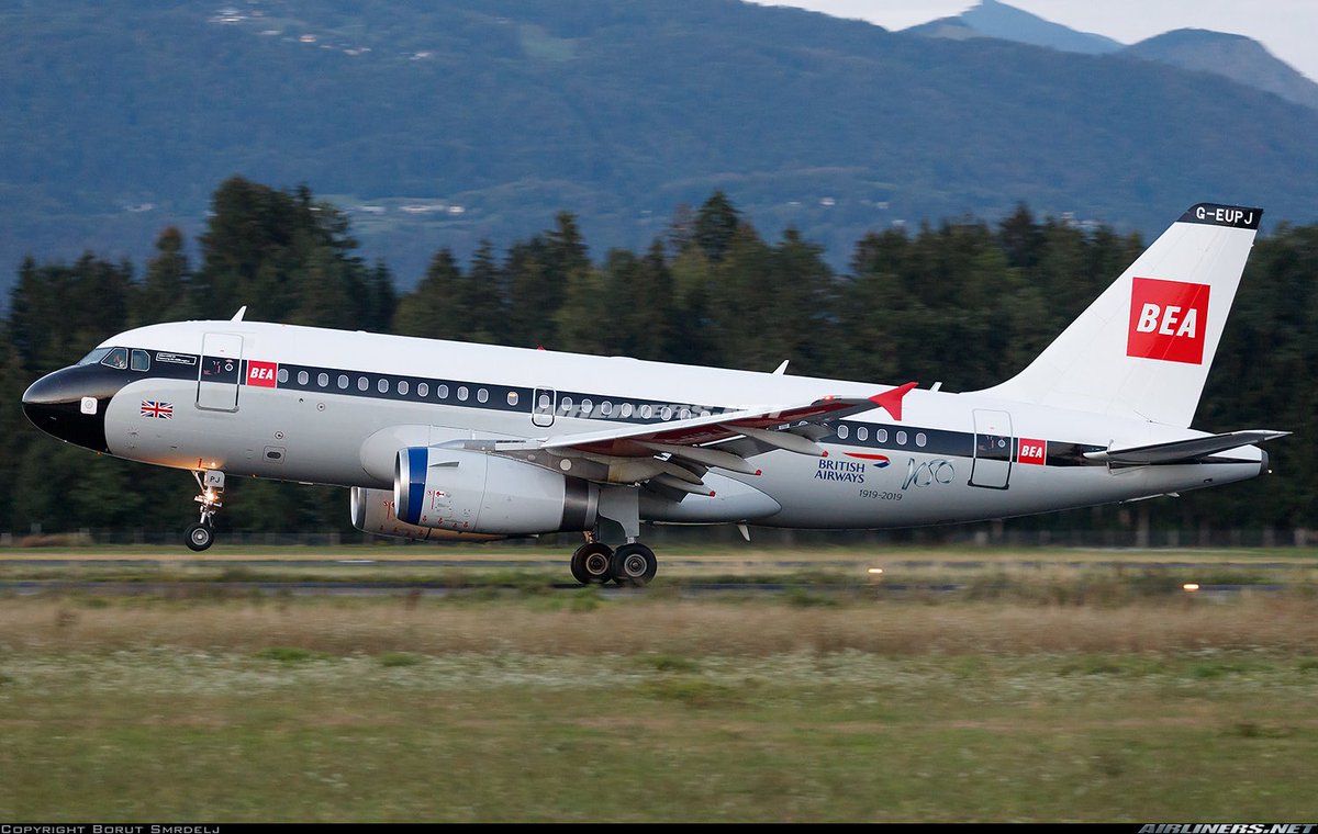 n194at's tweet photo. British Airways
Airbus A319-131 G-EUPJ
LJU/LJLJ Ljubljana Airport
August 29, 2026
Photo credit Borut Smrdelj
#AvGeek #Airline #Aviation #AvGeeks #Airbus #A319 #BritishAirways #Speedbird #BEA #LJU #Ljubljana @British_Airways 🇬🇧 https://t.co/rKtpoMXtNx