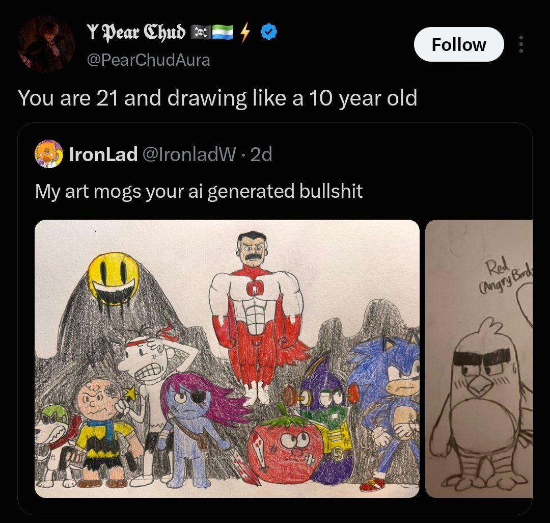 crowdeacon's tweet photo. i low-key feel like this sometimes with my art https://t.co/U3kLsu7swU