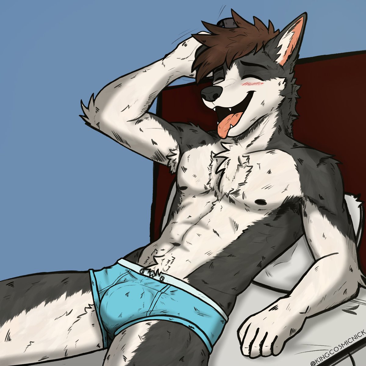 KingCosmicNick's tweet photo. Sleepy dog men https://t.co/MiuxO9BVBF