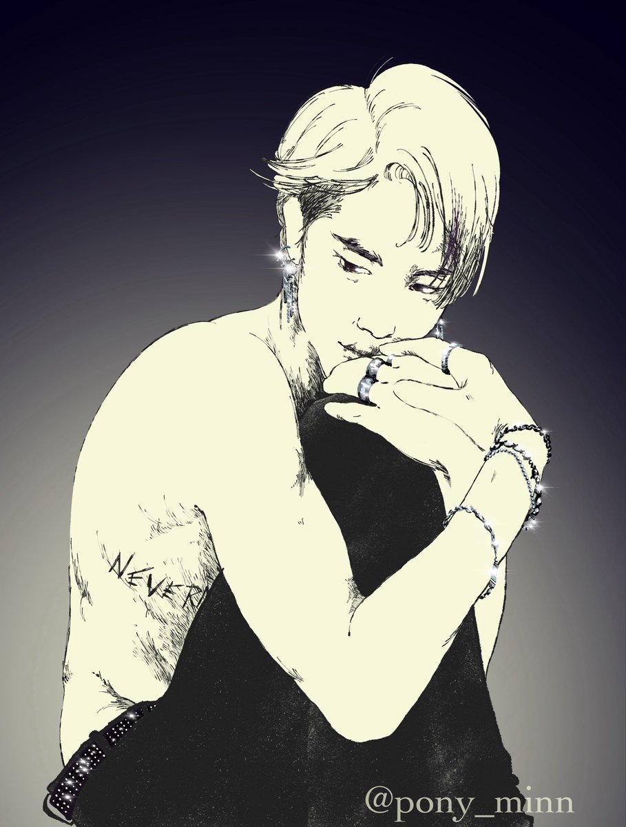 pony_minn's tweet photo. Rockstar✨
#JIMIN #지민 #BTS #fanart https://t.co/SX5qH4UHzz