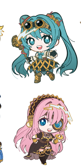 DailyNegitoro's tweet photo. Day 776: Miku Expo 2026 Europe chibi sub visuals! #初音ミク #巡音ルカ #ネギトロ #negitoro #ミクルカ #mikuluka #VOCALOID https://t.co/ql9cwk9TVE