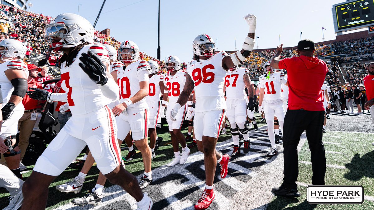 OhioStAthletics's tweet photo. Scenes from Saturday 🤩🏈

#GoBucks | @TheHydePark https://t.co/HN0dg3GZqo