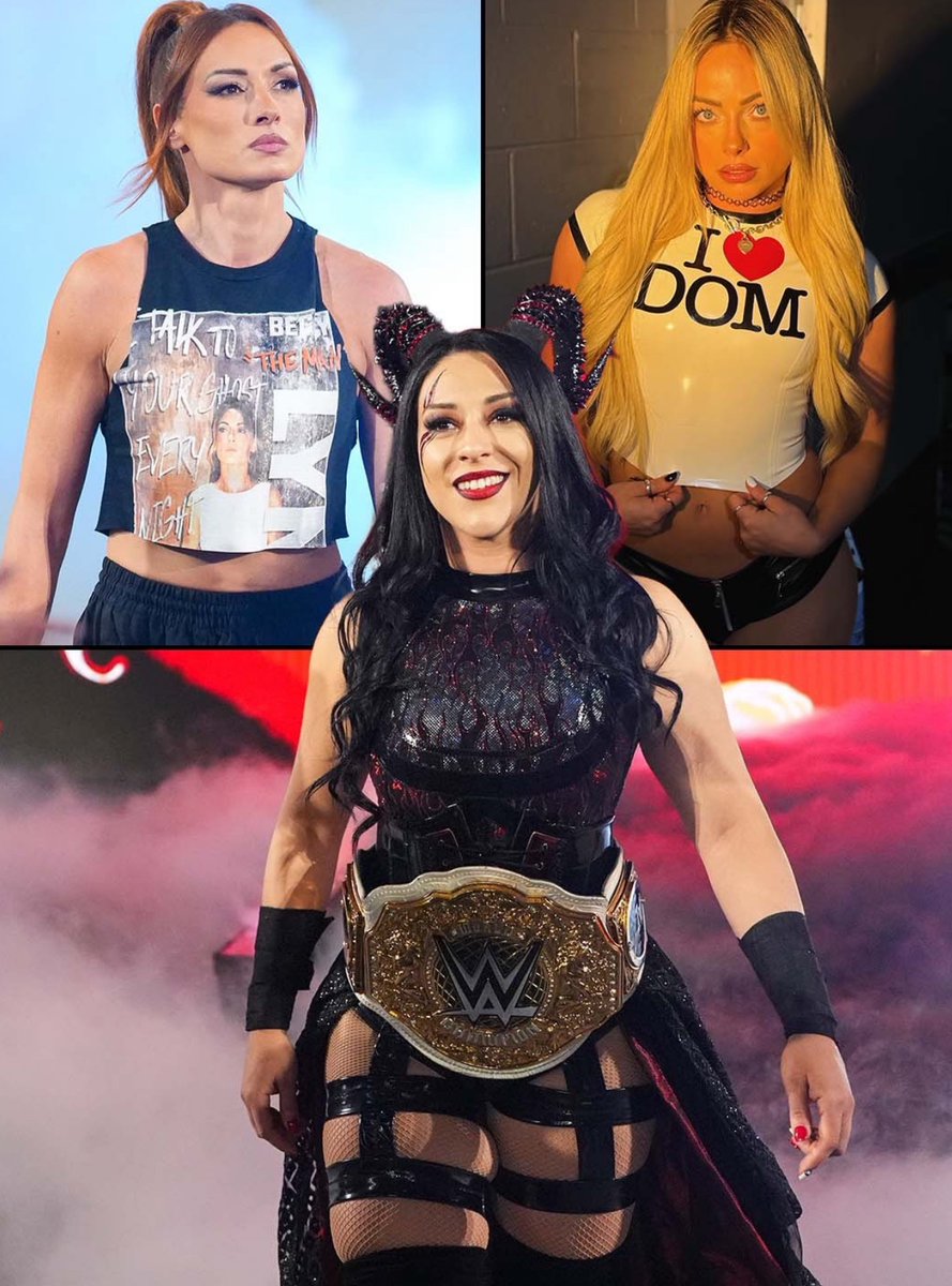WrestlingWCC's tweet photo. Stephanie Vaquer’s Money In The Bank opponent will be revealed on this week’s Raw 

• it’ll be Becky Lynch or Liv Morgan https://t.co/f6uj2LuykO