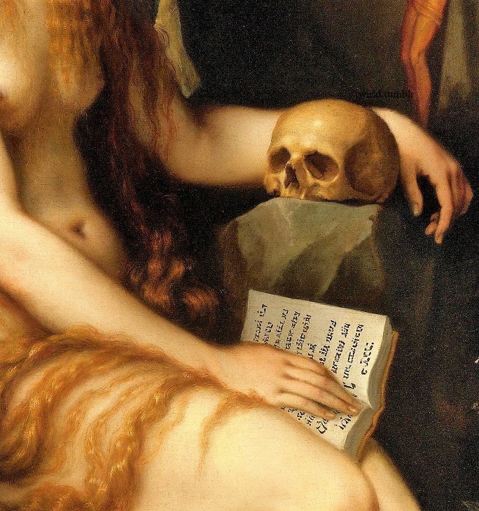 artenpedia's tweet photo. The Penitent Magdalene (detail, 1598) Lodovico Cardi https://t.co/2dC7IHWOuE