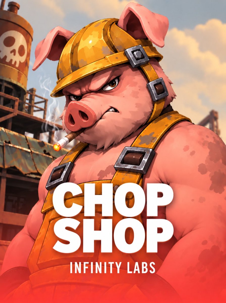 infinitylabs_gg's tweet photo. 🐷 CHOP SHOP IS NOW LIVE 🔪

💰 50,000x MAX WIN 💰

🎁 Picking 10 people to win $100 to try out the game!

🔁 RT + Follow + Reply USDC 👀 https://t.co/SnAWAtWLgS