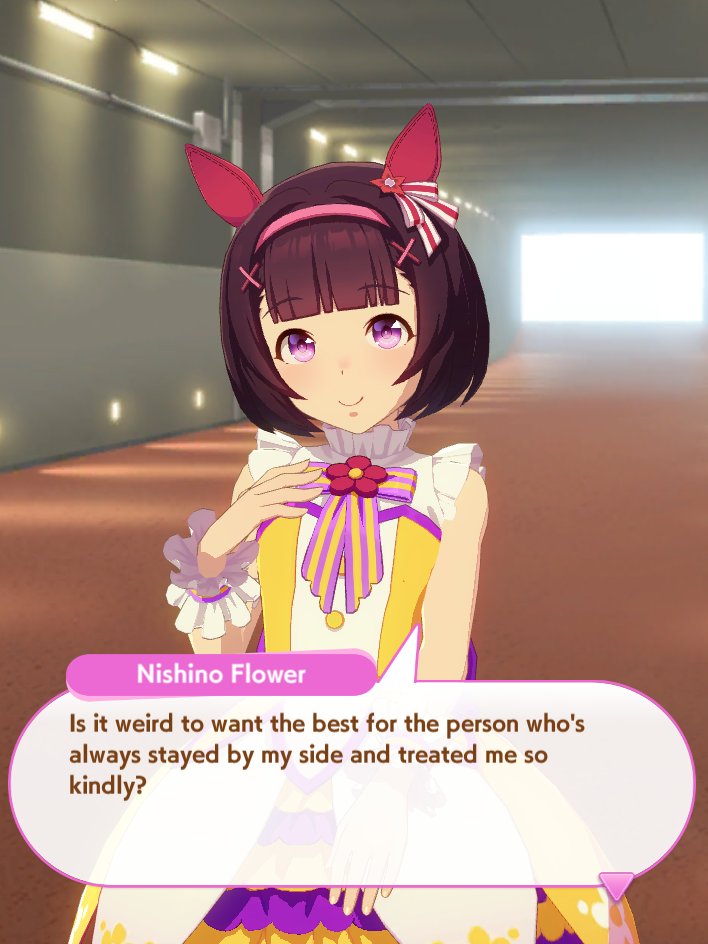 eme_is_milky's tweet photo. Did you guys know that one of Bride Flower's pink skills is named this? "In sickness and health" is a phrase used in vows right before the bride and groom officially unite in marriage

Also Nishino Flower's story is about her wanting to bloom into a beautiful lady for you https://t.co/b7SqhDuYUY