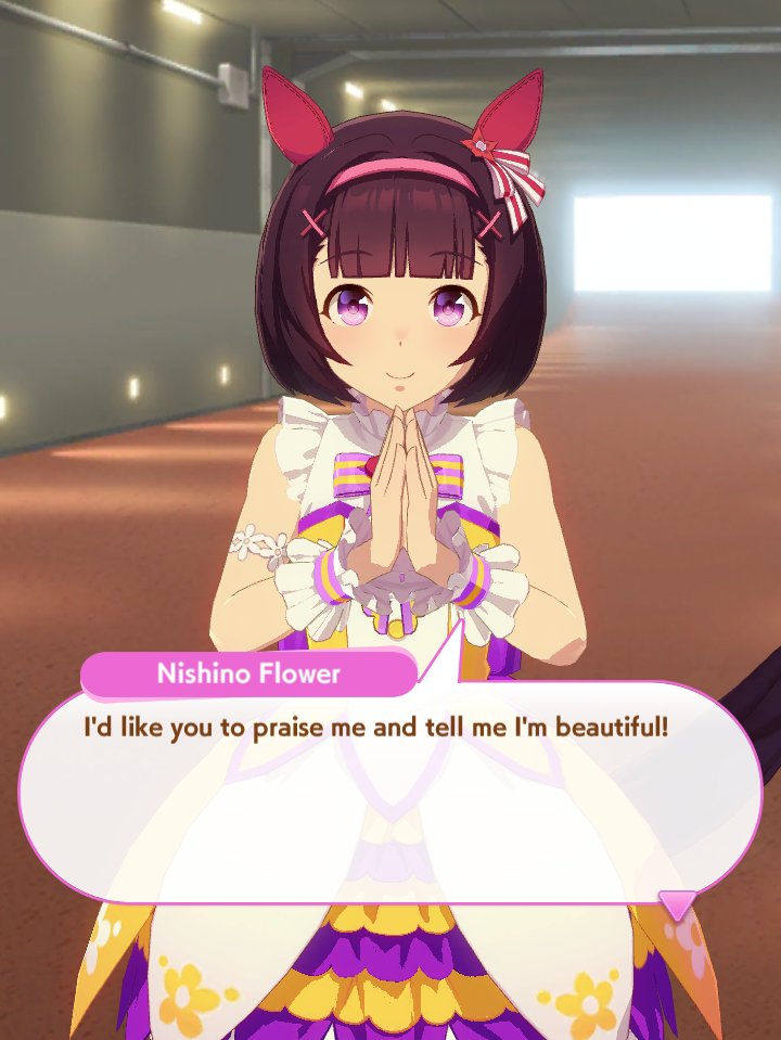eme_is_milky's tweet photo. Did you guys know that one of Bride Flower's pink skills is named this? "In sickness and health" is a phrase used in vows right before the bride and groom officially unite in marriage

Also Nishino Flower's story is about her wanting to bloom into a beautiful lady for you https://t.co/b7SqhDuYUY