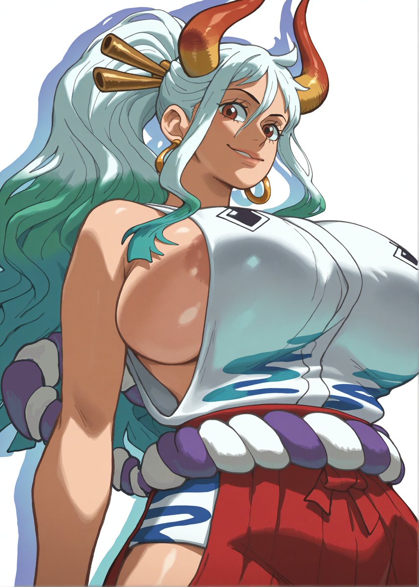 ArtEros02's tweet photo. Yamato #ONEPIECE https://t.co/UHebd8GGO3