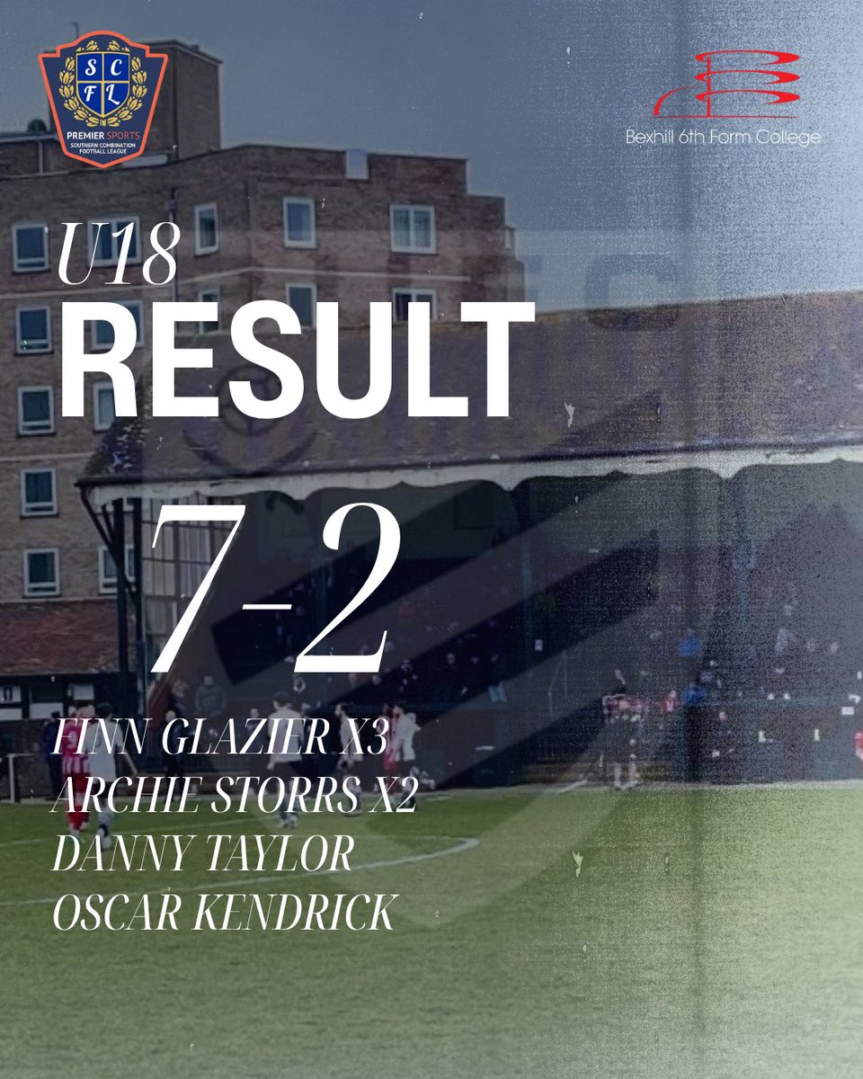 Bexhill_United's tweet photo. U18s Result |

U18s hit a gold streak in front of goal this morning. A tightly contested 1st half between the young pirates &amp; Westfield, but then Bexhill took complete control of the match and record an impressive win 🏴‍☠️ 

Proudly Sponsored by: @bexhillcollege https://t.co/eEhuRKmHDn