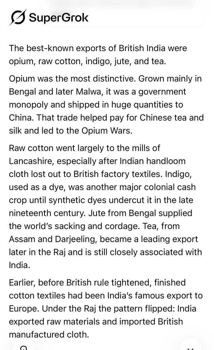 ChiJenWong2's tweet photo. @hoosiur_daddy @TheBrancaShow Dope was literally British India’s main export.  So that Indian GDP was mainly British wealth extraction from China.  

When China put an end to that, China became China and India became India.  Mean reversion always happens!! https://t.co/QBV05hJ45V