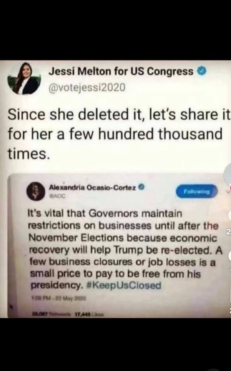 AK2MX2K's tweet photo. Make AOC's now deleted Meme famous, please.
Like and repost or copy and post it.
This witch needs to be shown for what a POS she is. https://t.co/zmXMzTDKYH