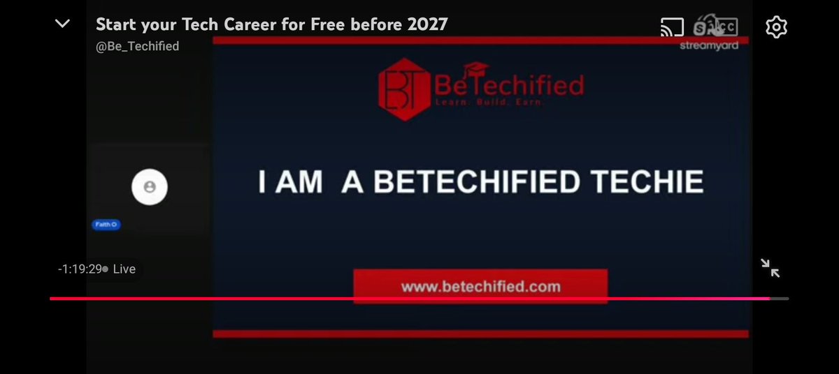 Nonibest01's tweet photo. Starting my tech career at Betechified @BeTechified https://t.co/90L6Oah8Ml