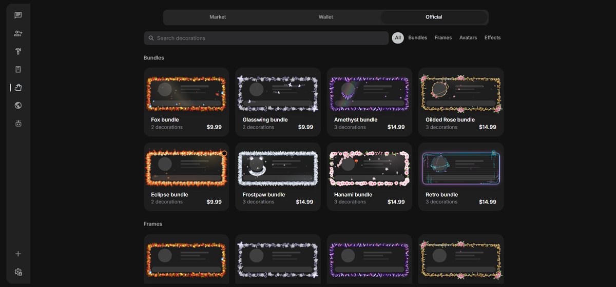 vulpineproject's tweet photo. We released profile decorations!

#privacy #design #telegram #vulpine https://t.co/AOomIKkWYI