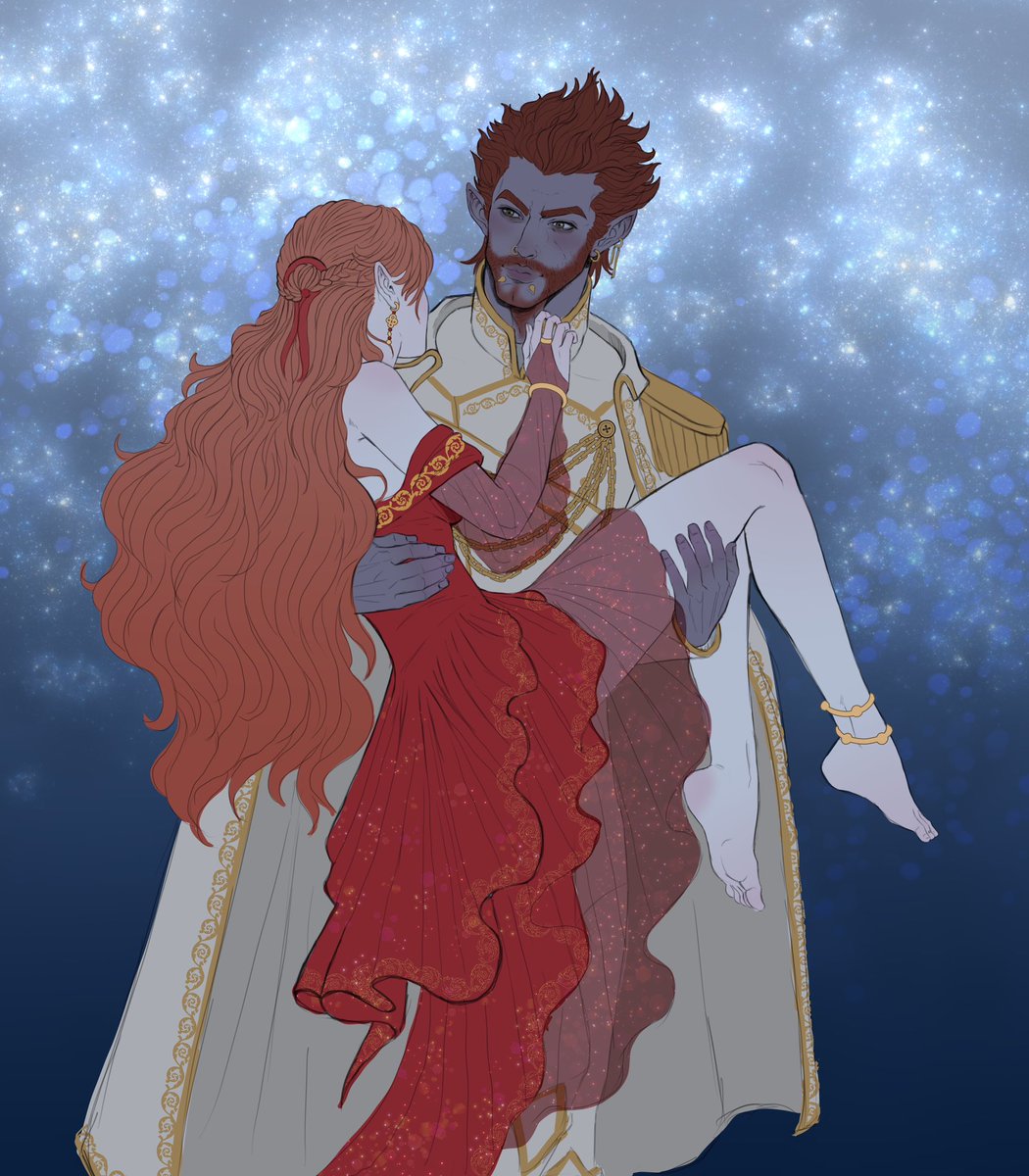 INTUNERICArt's tweet photo. A quiet little moment from Kerna — sunlight, flowers, and the two of them away from everything else for a while. ✨

#Kerna #OCArt #FantasyArt #Yaroslava #Gerv https://t.co/XbFfHVVwr2