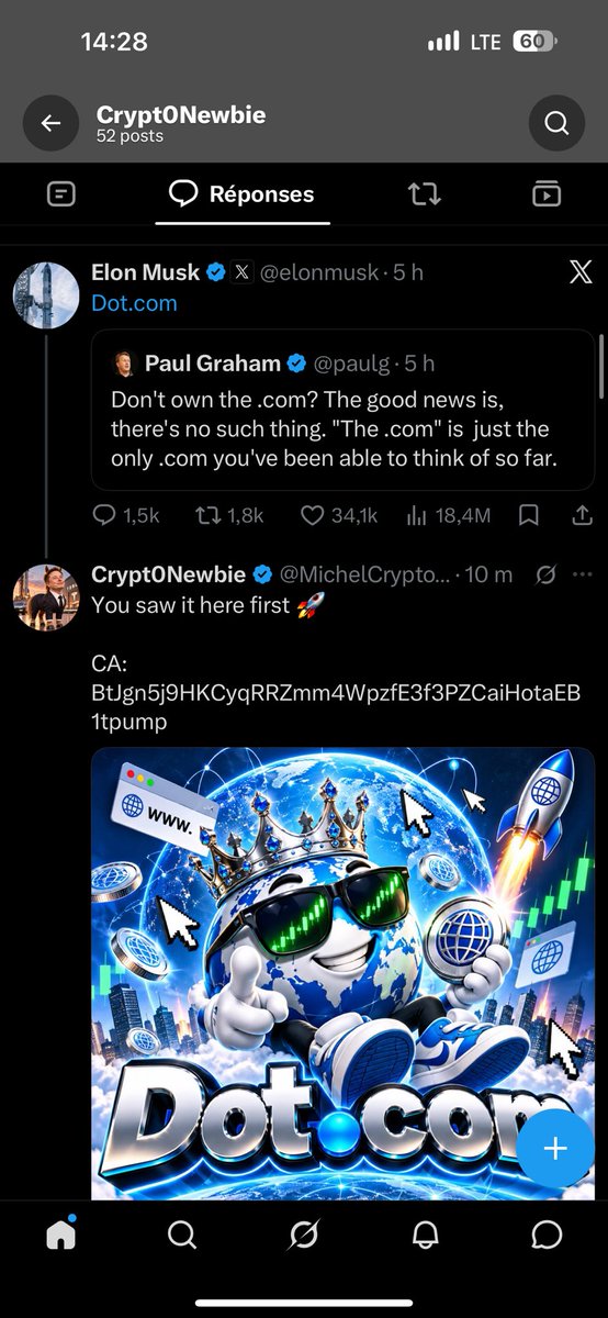 MichelCrypto33's tweet photo. @ddivixx Elon already posted about it 🚀

BtJgn5j9HKCyqRRZmm4WpzfE3f3PZCaiHotaEB1tpump https://t.co/30NRkrCtTi
