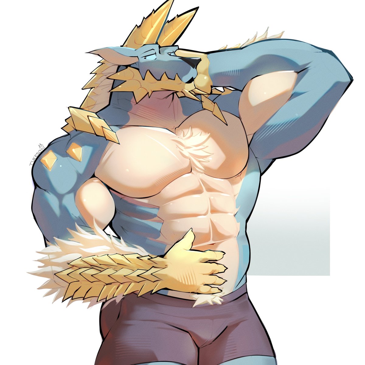 Tukeso1's tweet photo. Zinogre https://t.co/b5Ehd0EuGB