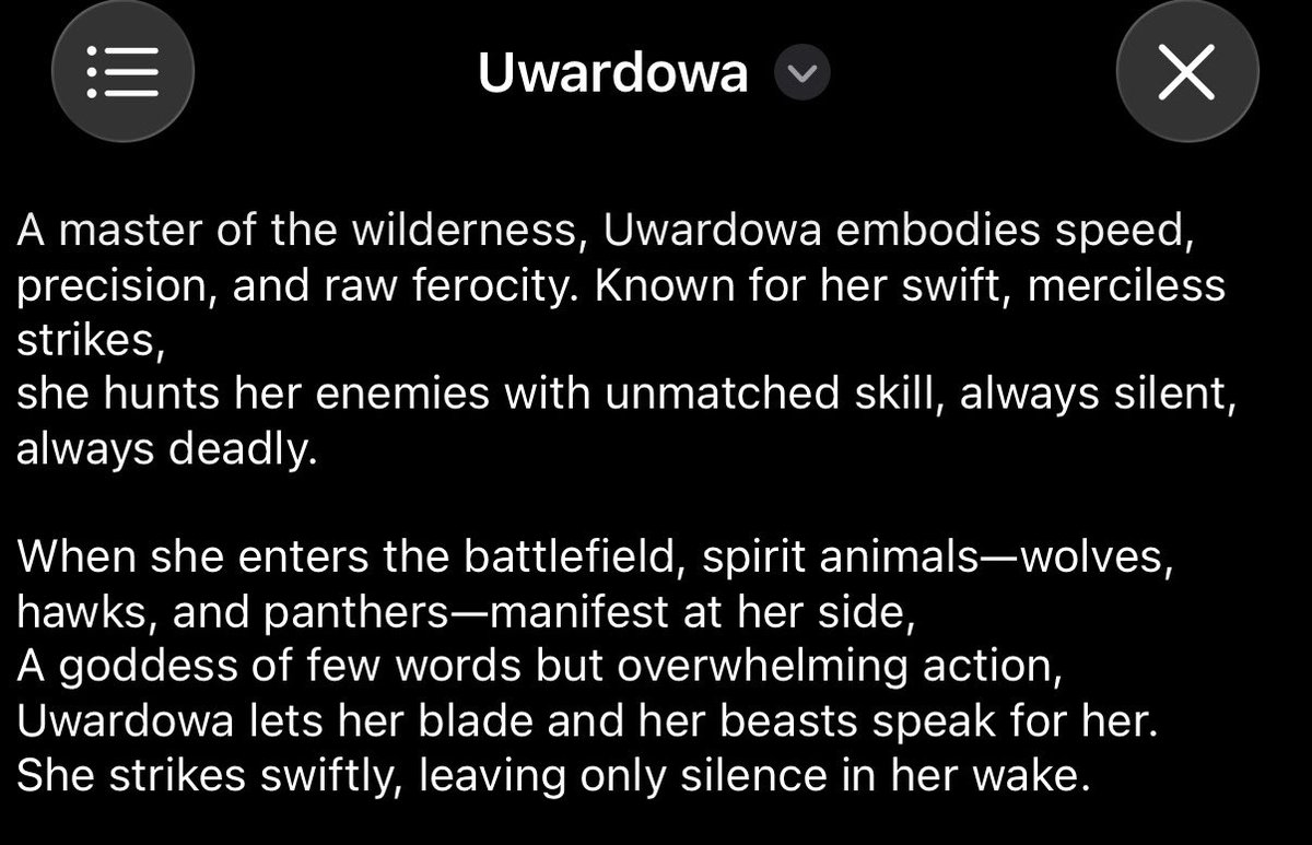 ElementalsFight's tweet photo. Meet our 3rd flagship character, Uwardowa.

Powerful, graceful , fierce , guardian of the forest. https://t.co/1rT88Aso7J
