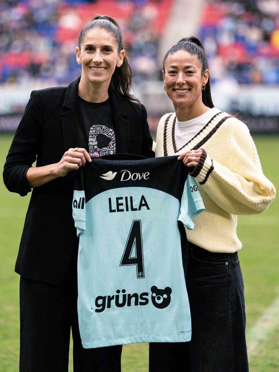 nagoredomnguez_'s tweet photo. Leila Ouahabi, nueva jugadora de Gotham. Firma hasta 2028.

Presentación sorpresa en el descanso del partido que están jugando ahora contra Angel City. https://t.co/eEnTv3054P