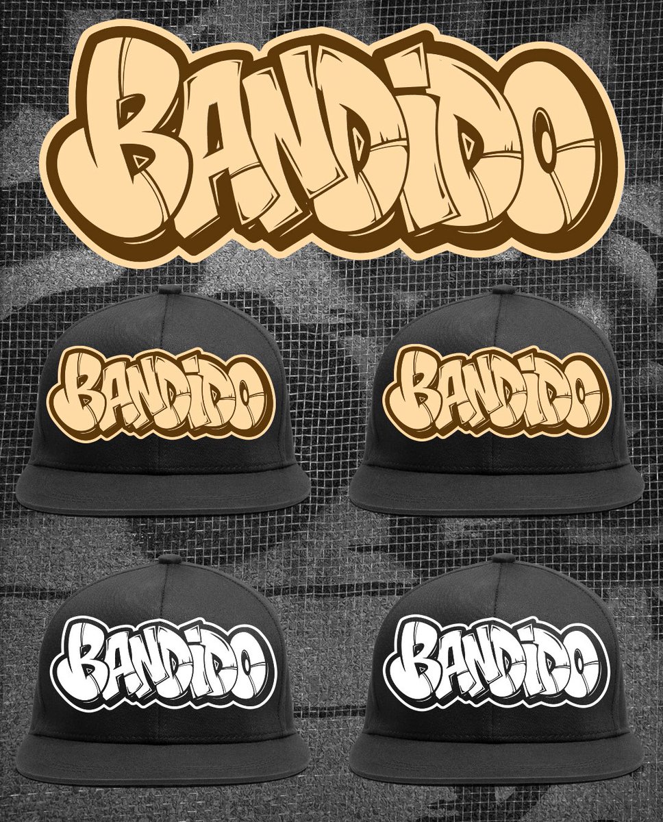 imdoctorv's tweet photo. D E S I G N S _ S E R V I C E S _ B Y _ D R _ V 

Hat designs designs made for : 

BANDIDO streetwear 💵

Need printable merch designs for your business? 

DM to get started 

Follow @imdoctorv 

For your design needs https://t.co/N0Y0fSUuPL