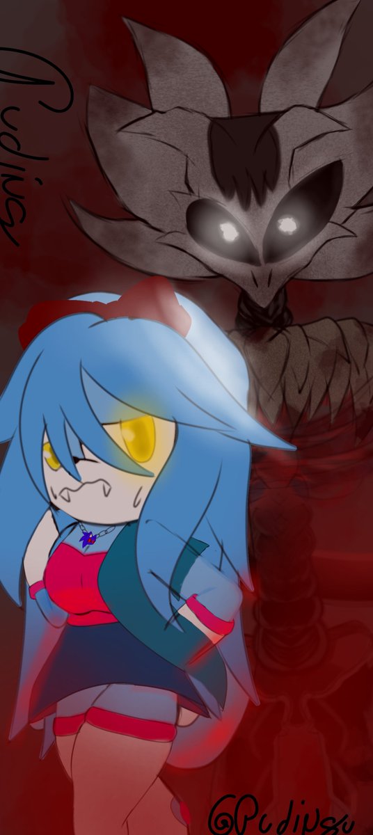 Pudingarts's tweet photo. Although it's been a while since it was made, I hadn't finished it, even though I did upload it elsewhere.

I drew in a hurry :'v https://t.co/ilEwismp8k