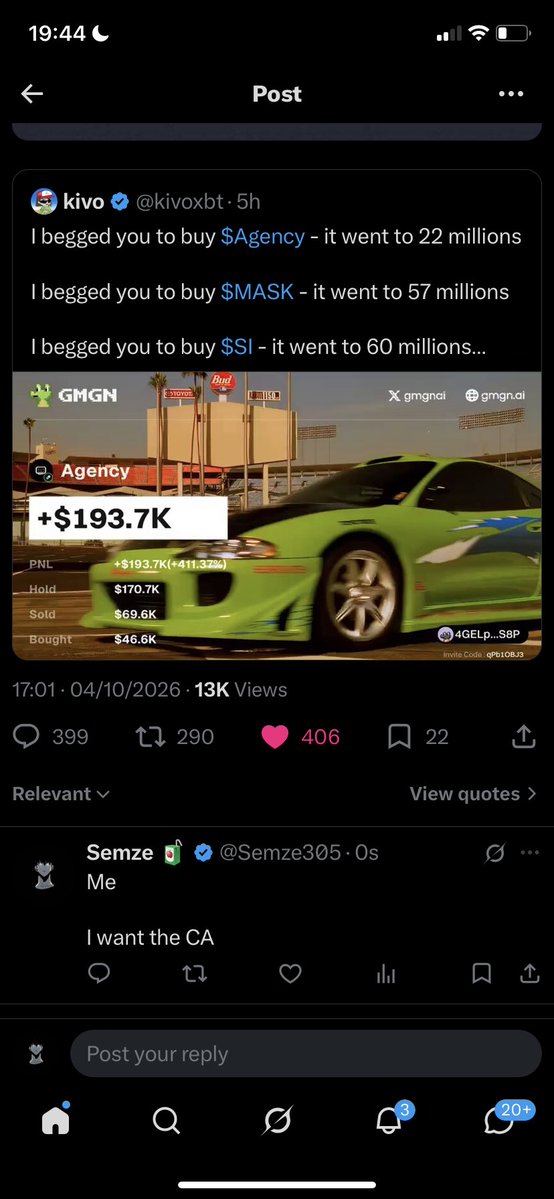 Semze305's tweet photo. @illusionsW3 9E9gWik5oqEXhv2TtDMshXJ74pPcxwYzcvrA4K72a783 https://t.co/wEmabTbyhp