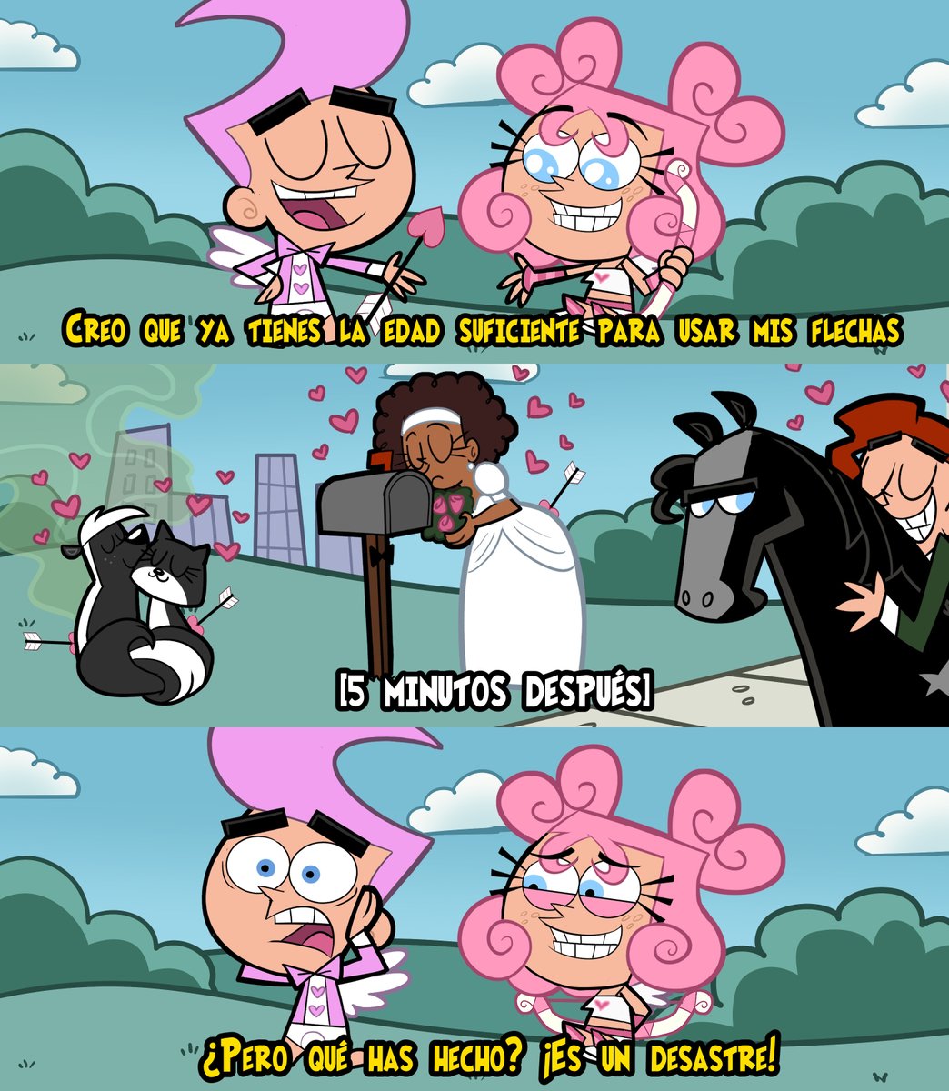 RosaToons's tweet photo. Es pésima en su chamba 😔

#FairlyOddParents #PadrinosMagicos #fanart #humor https://t.co/skmF1Qzyiw