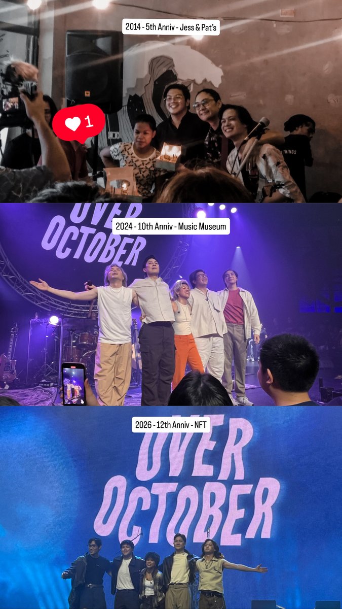 zeraaawr_'s tweet photo. Congratulations, @overoctoberph!! MOA Arena naman next ✨ https://t.co/pqrJScNDV2