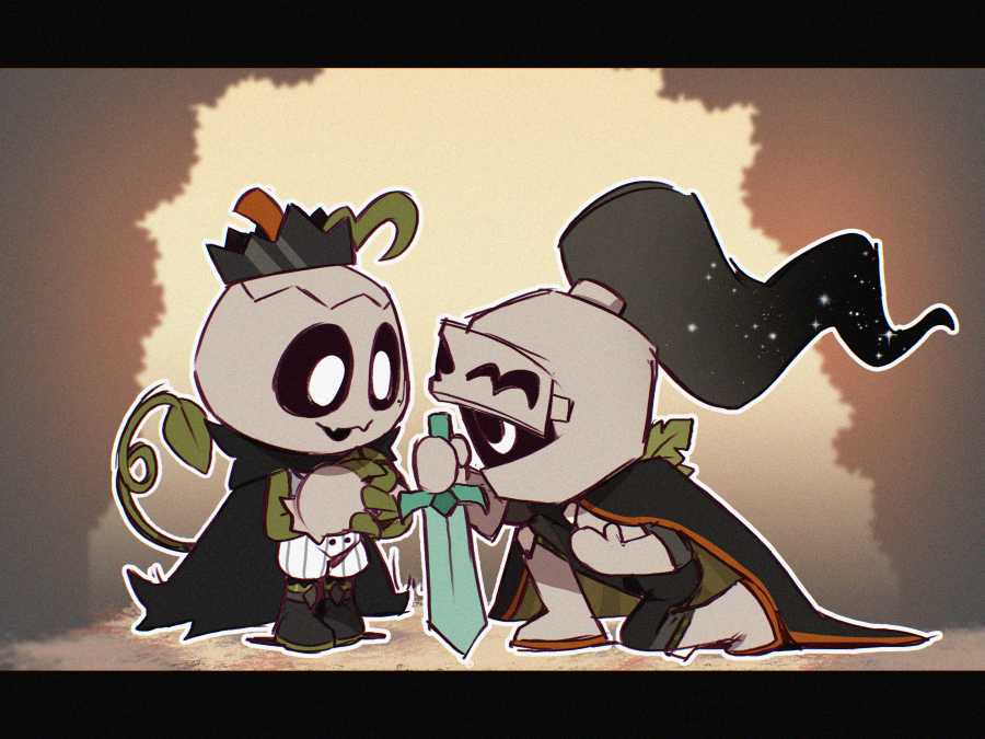 Aaron_Margolin's tweet photo. The Oath 

(A few personal thoughts on our new Gourdy &amp; Soulvester short.)

Art by @punchjaww!! https://t.co/3wtJg3uTI4